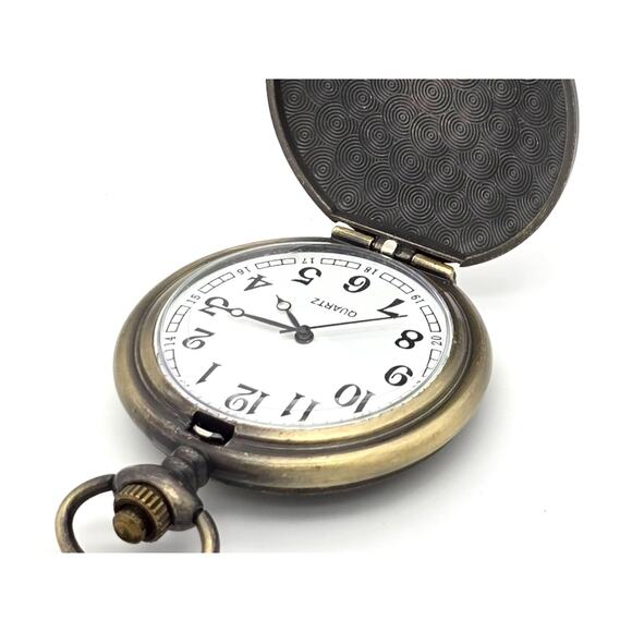 Statue of Liberty Pocket Watch - Patriotic USA Gift, Vintage American Keepsake - Picture 5 of 10